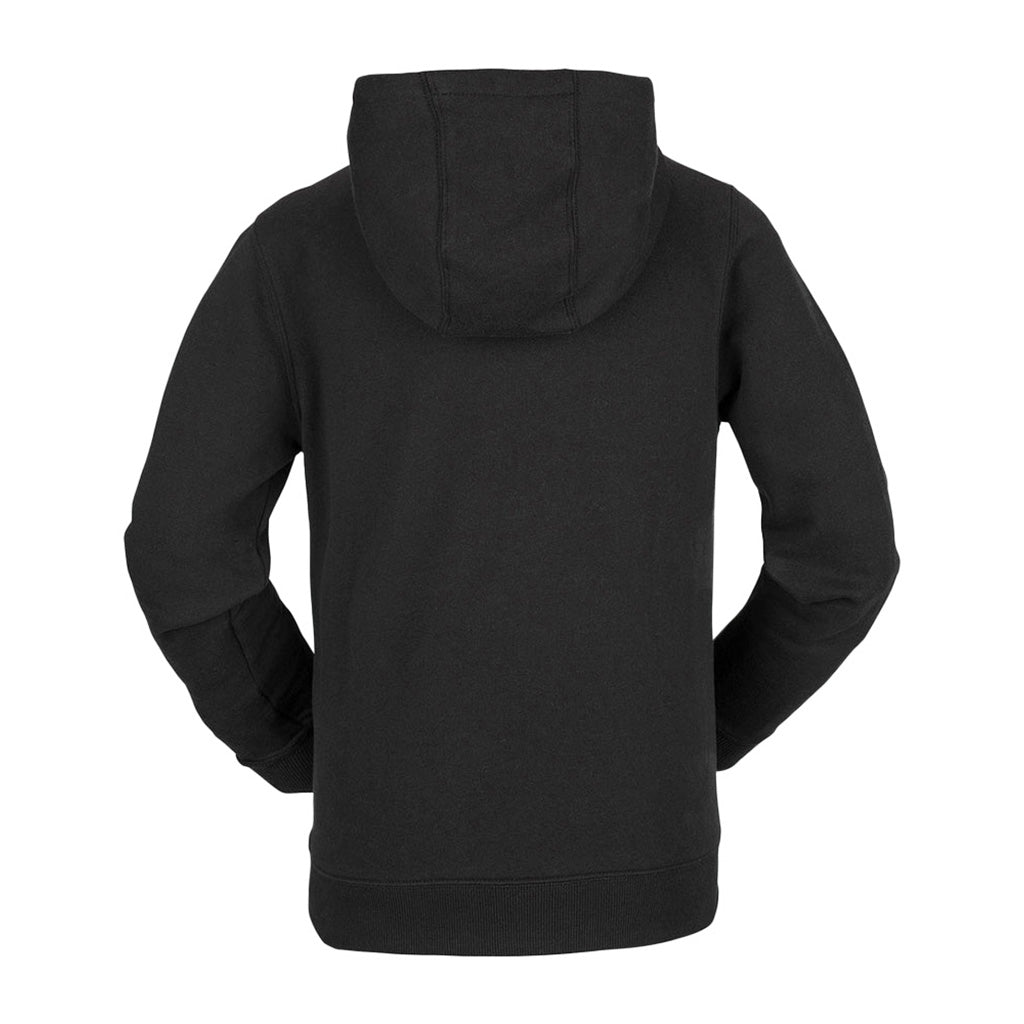 En Skijakke, Hotlapper Fleece i farven sort set bagfra