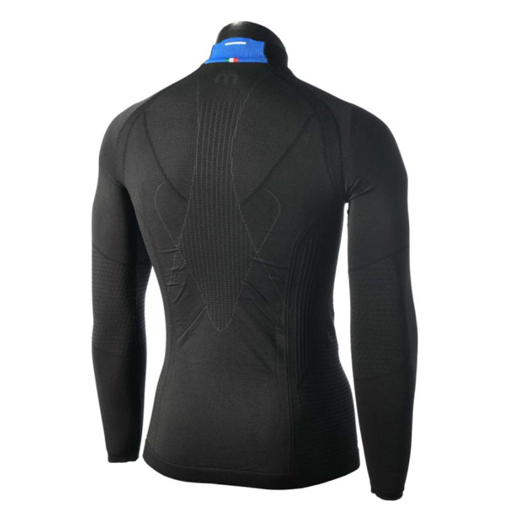 Skiundertøj, Maglia Lupetto M/L Odor Zero XT2 i farven Nero set bagfra