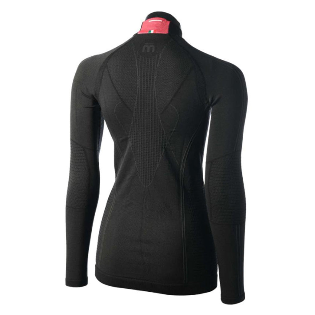 Skiundertøj, Maglia Lupetto M/L Odor Zero XT2 i farven Nero set bagfra