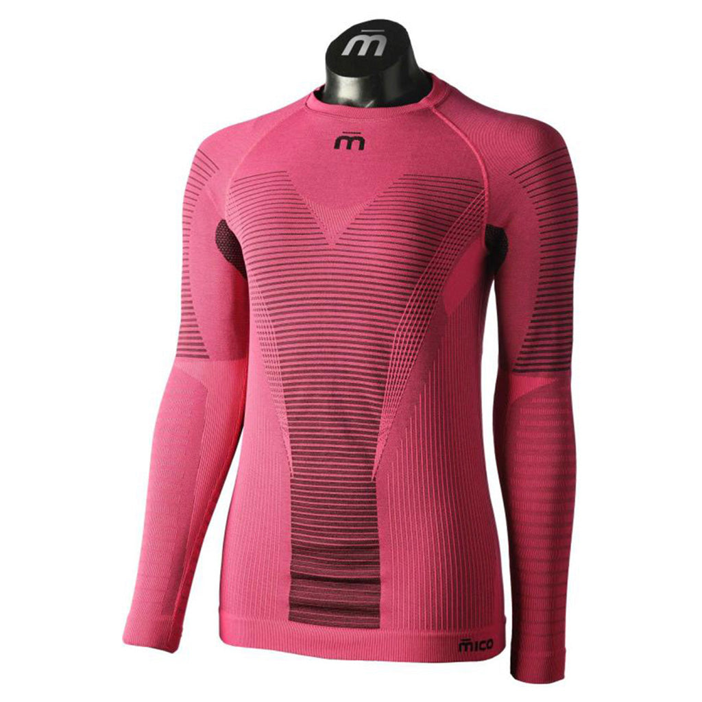 L/Slvs R/Neck Shirt Warm Control Skiundertøj set forfra med skrå vinkel