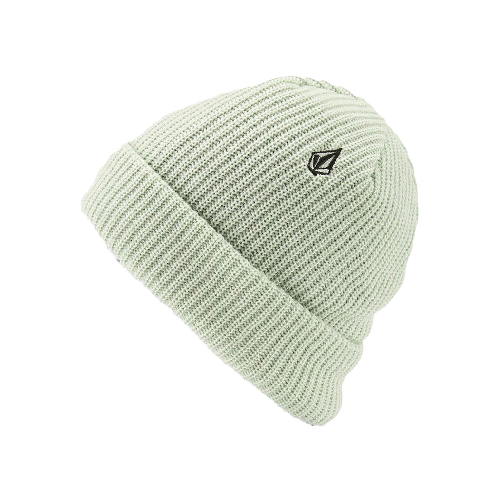En Beanie, Sweep Lined i farven Sage Frost set fra en skrå vinkel