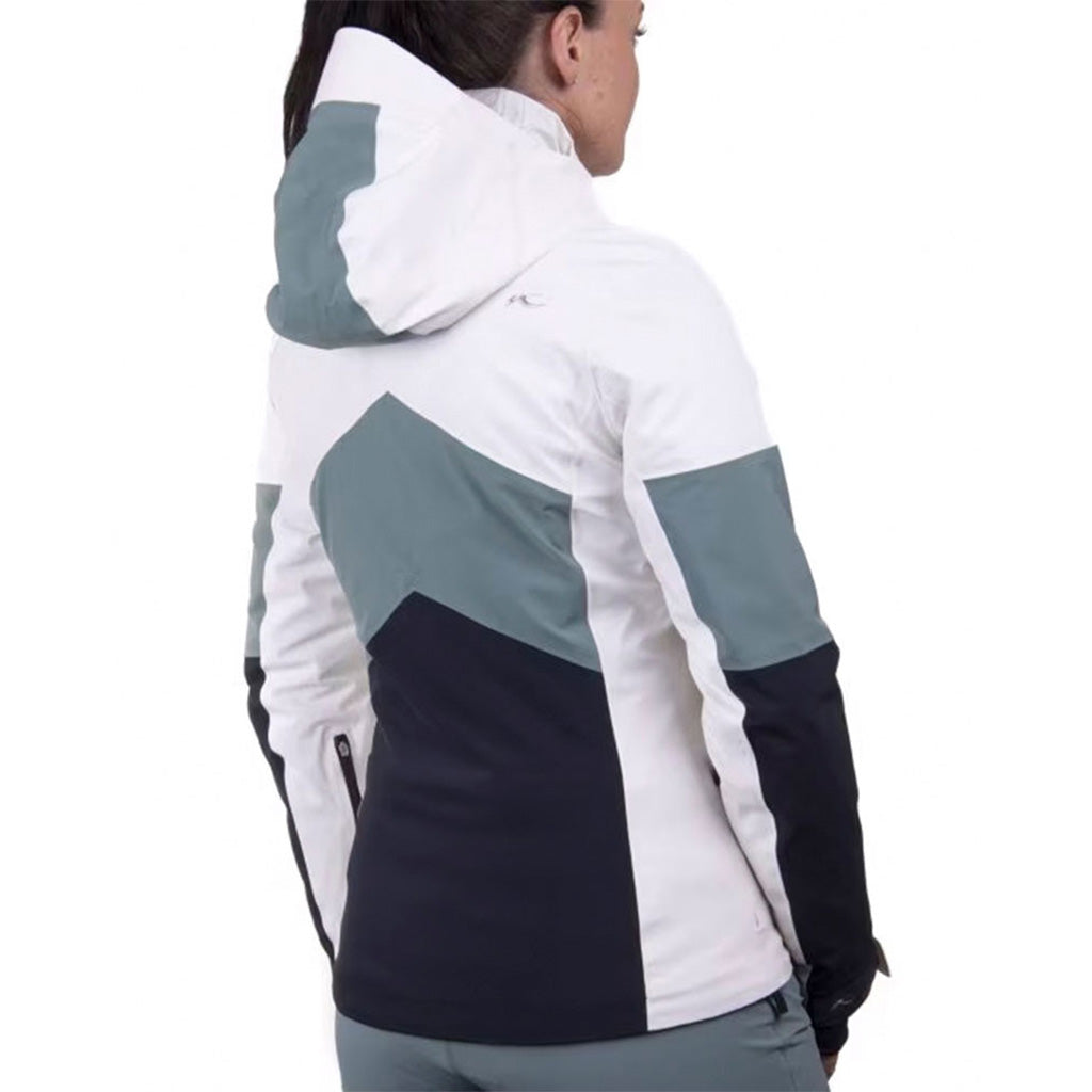 En Skijakke, Monarch i farven Patina set bagfra