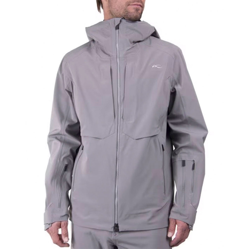 En Skijakke, FRX Shell i farven Pewter