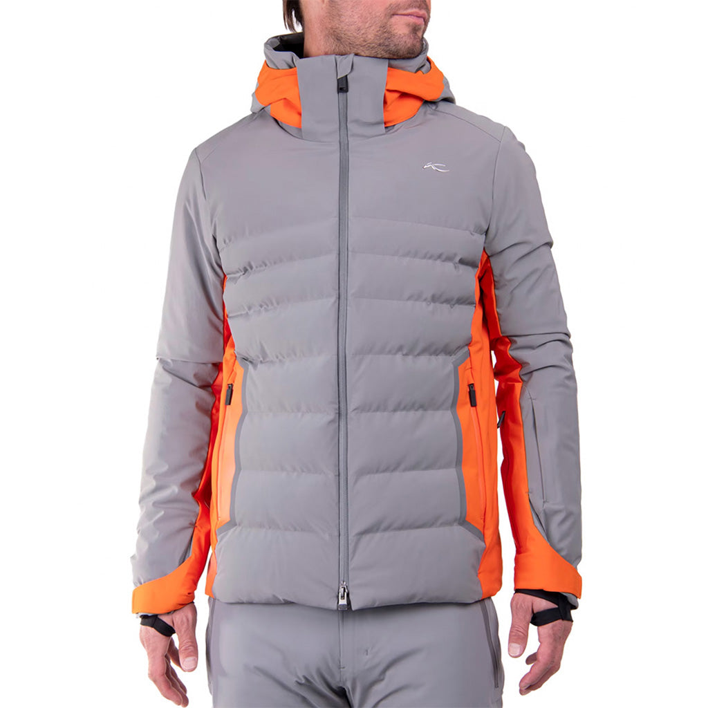 En Skijakke, grøn Line i farven Pewter