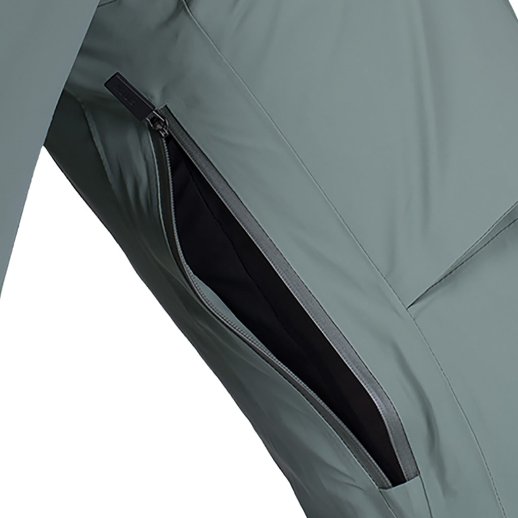 Ligety Bib Skibukser i farven grøn Smoke nærbillede