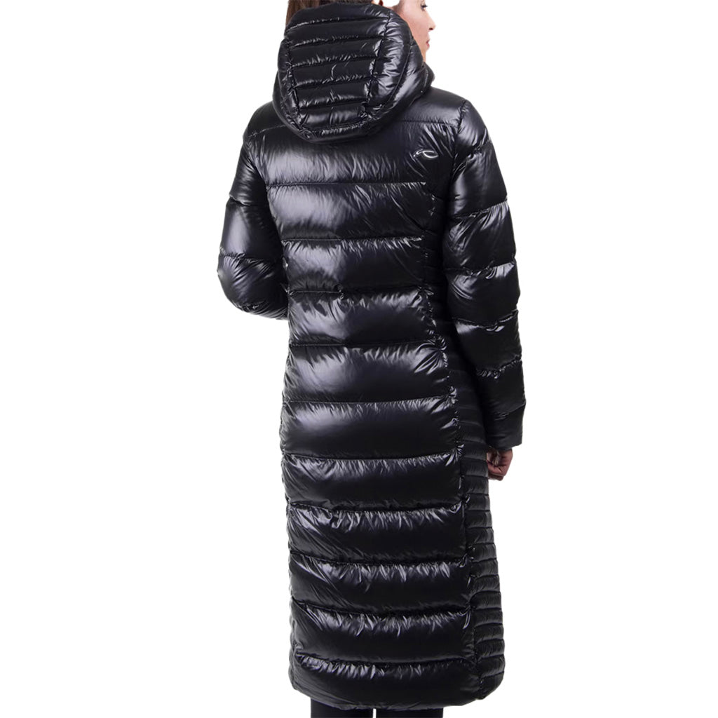 En Jakke, Alina Long Coat i farven sort set bagfra