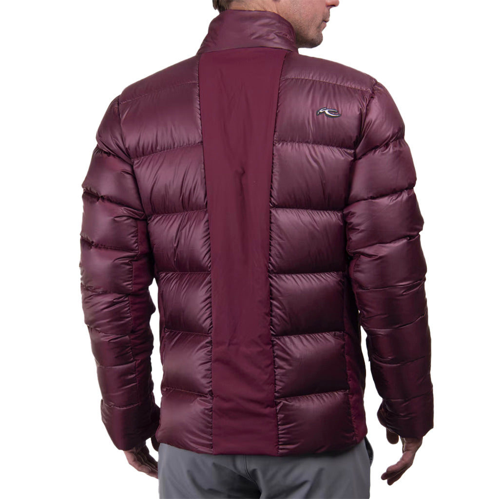 En Jakke, Frx sortcomb i farven Crimson set bagfra