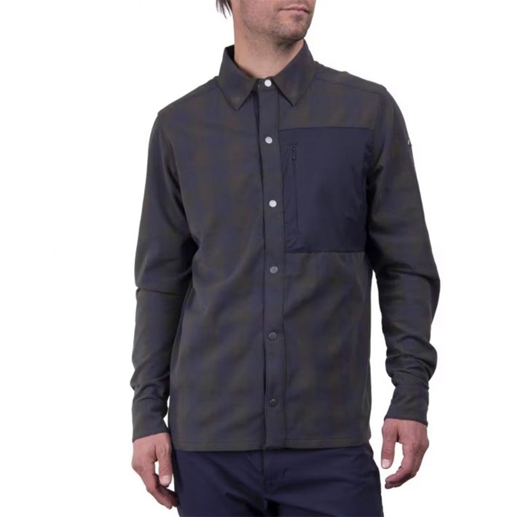 En Skjorte, Circle i farven Dark Olive/Deep Space