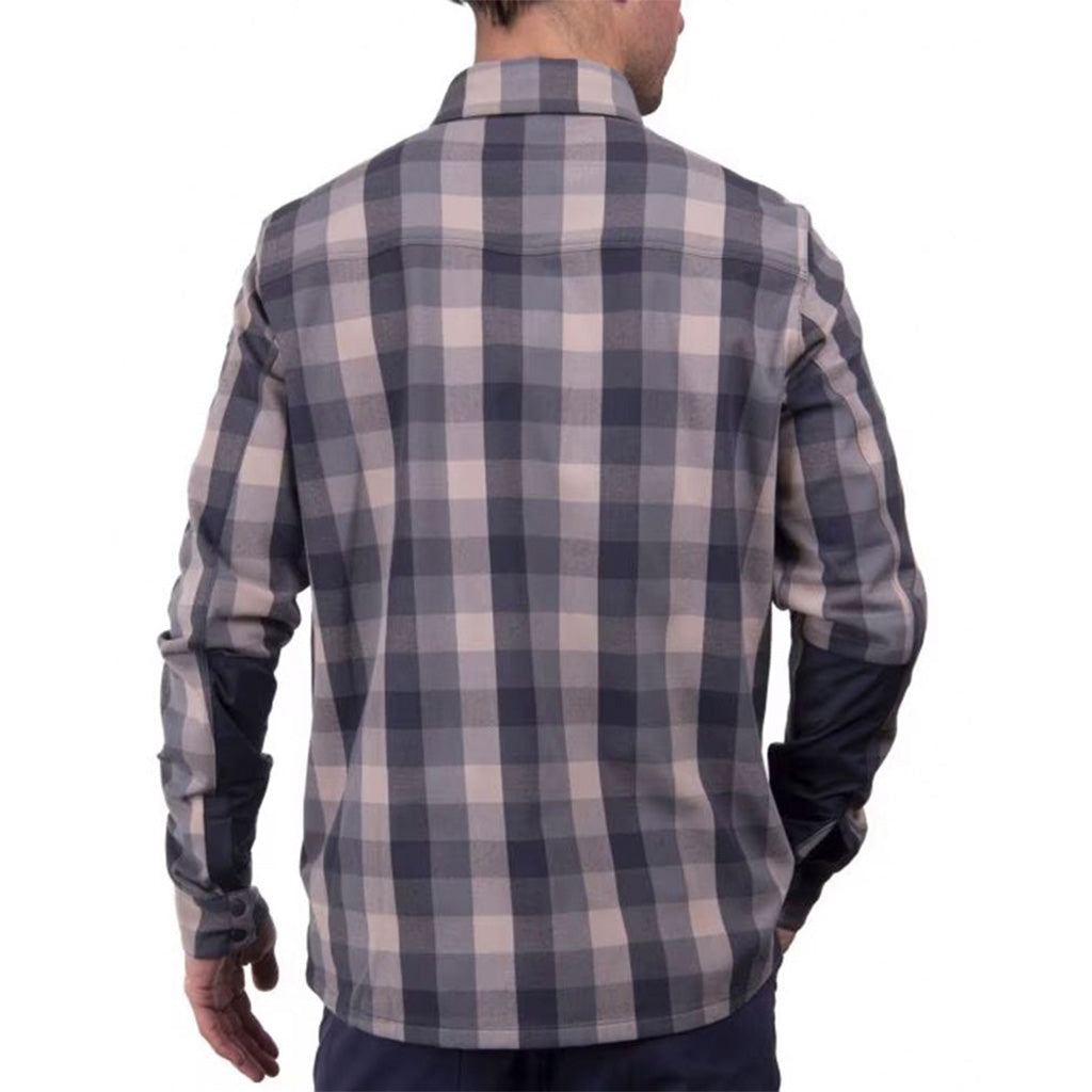 En Skjorte, Circle i farven Almond/Deep Space set bagfra