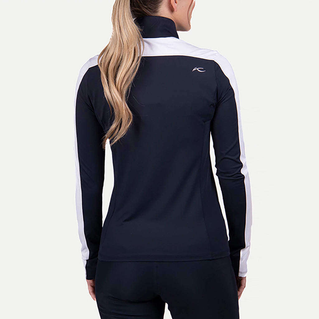 Race 2.0 HZ Midlayer i farven Deep Space/hvid set bagfra