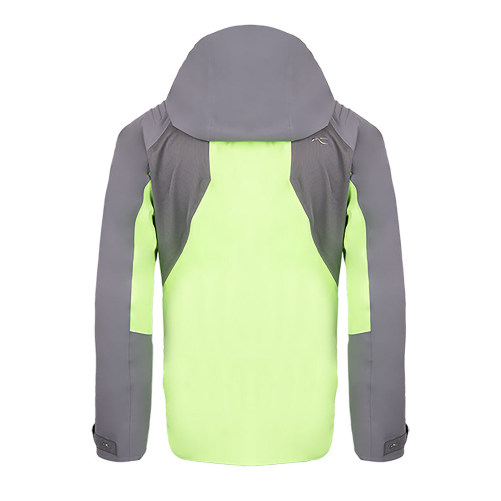 En Skijakke, Lucas FRX Shell i farven Limelight/Pewter set bagfra