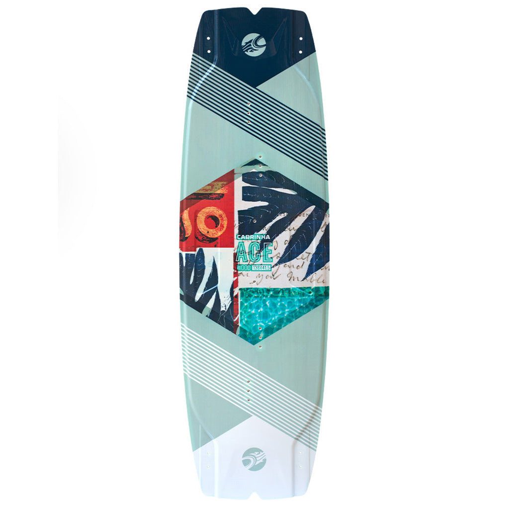 Ace Wood Kite Board set forfra