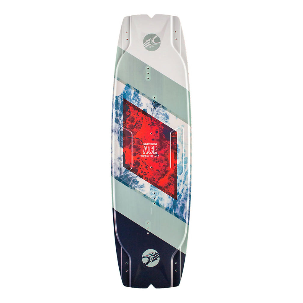 Ace Wood Kite Board set forfra