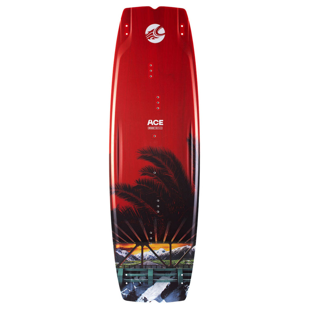 Ace Wood Kite Board set nede fra
