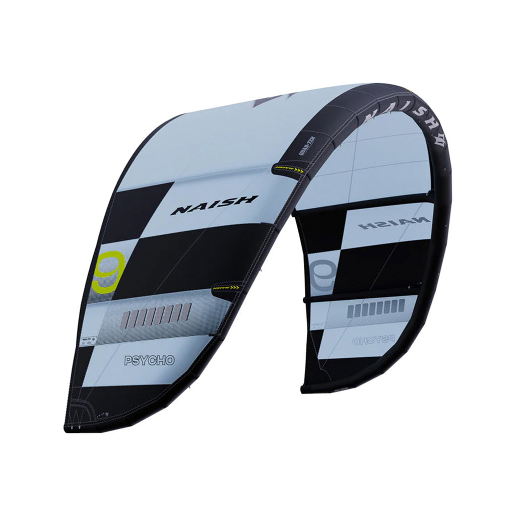 En Kite, Psycho i farven Slate/sort set fra en skrå vinkel