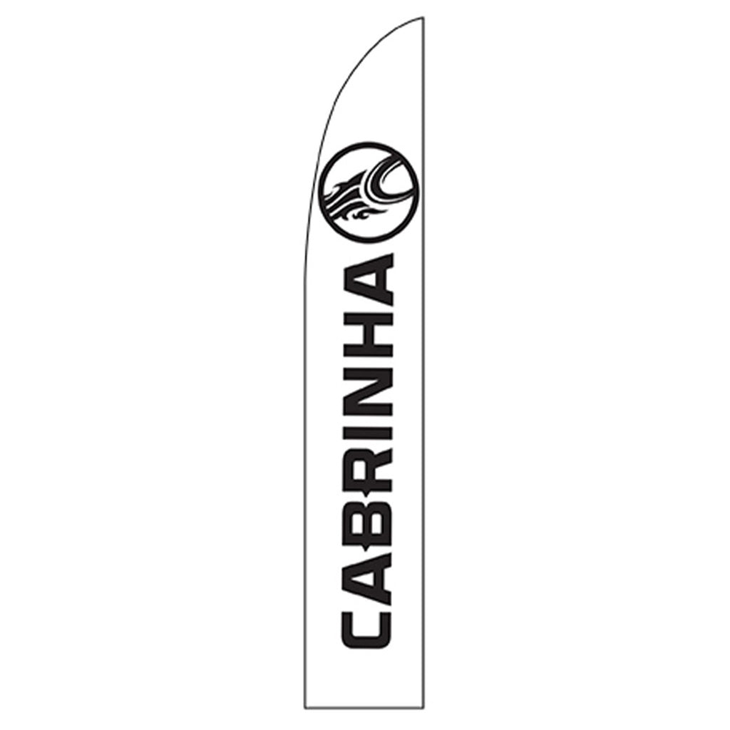 Cabrinha Feather Flag i farven hvid