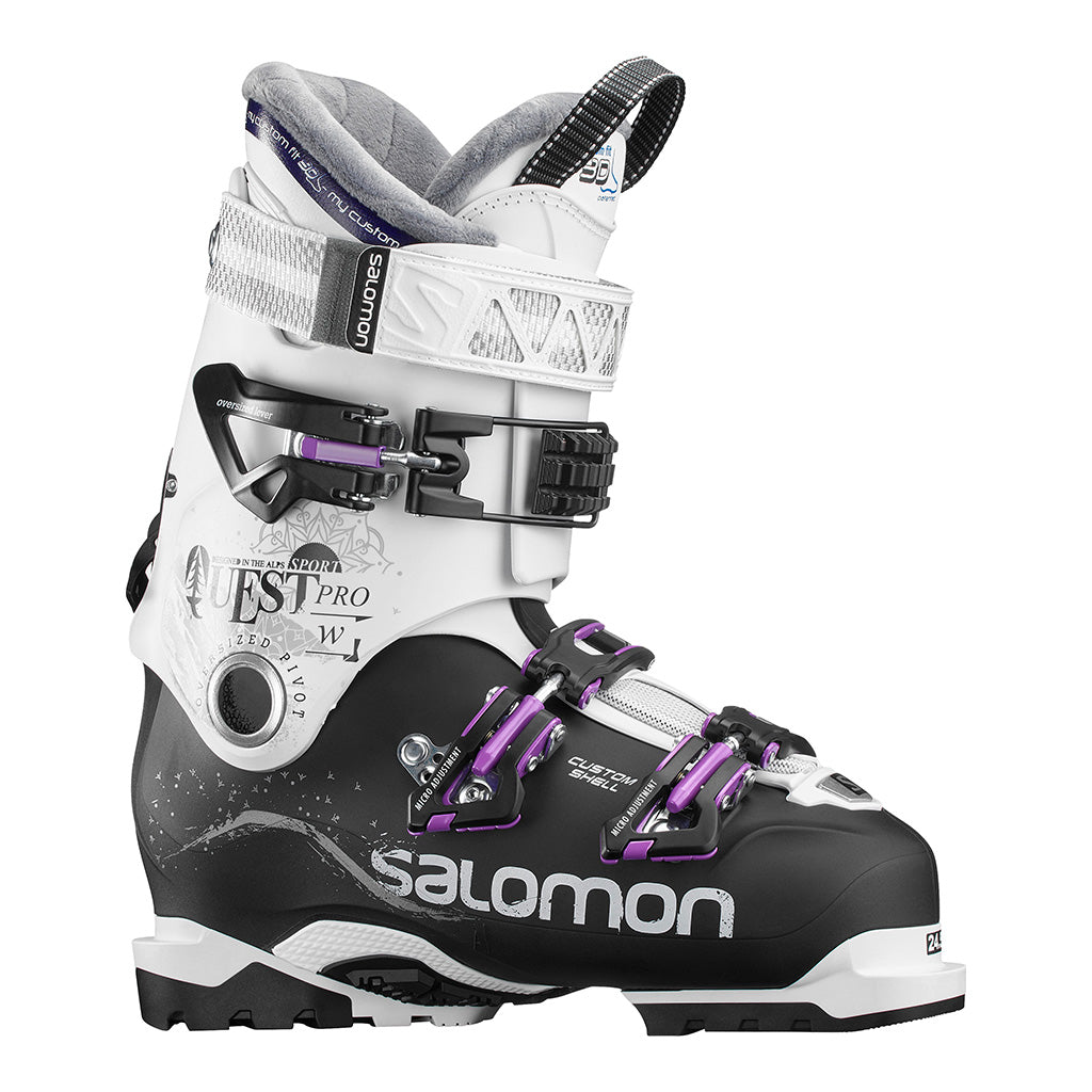 Quest Pro CS Sport Skistøvler i farven sort/hvid/Purple