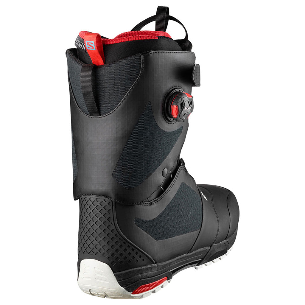 Trek S/Lab Snowboardstøvler i farven sort set fra en skrå vinkel