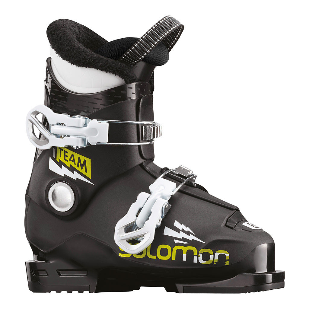 Team T2 Skistøvler i farven sort/Acid grøn/hvid