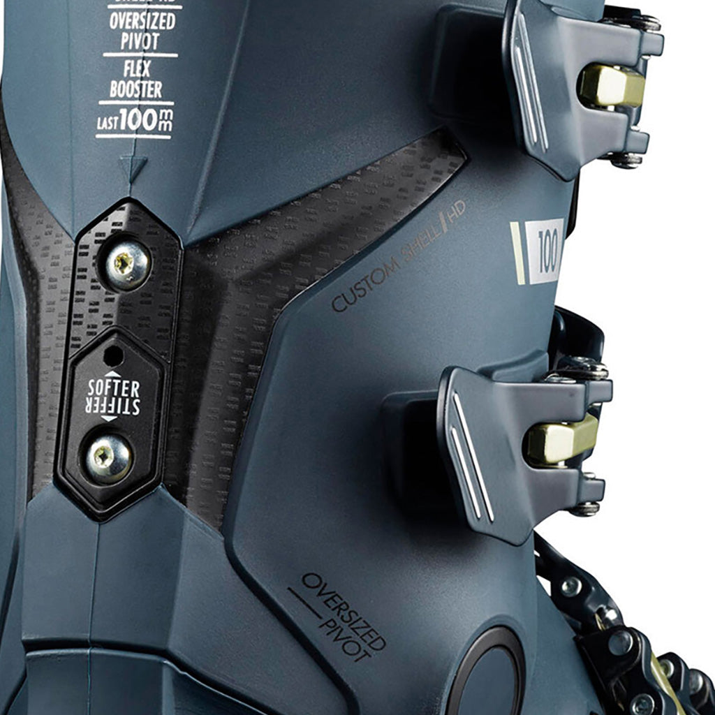 S/Pro 100 Skistøvler i farven Petrol blå/sort set bagfra