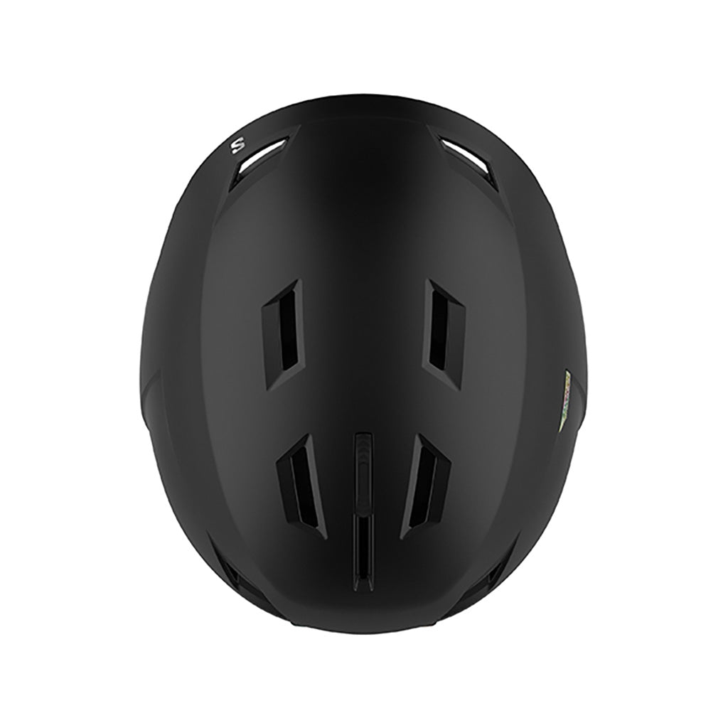 En Skihjelm, Icon LT i farven sort set oppe fra