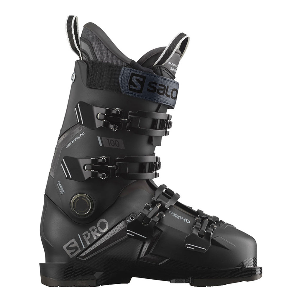 S/Pro 100 GW Skistøvler i farven sort/Belluga/Silver