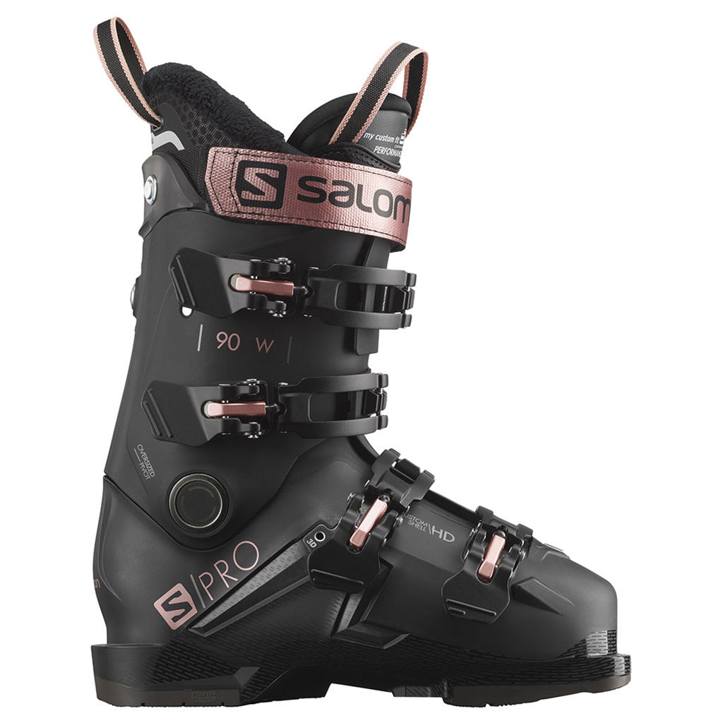 S/Pro 90 GW Skistøvler i farven sort/Rose Gold/Belluga