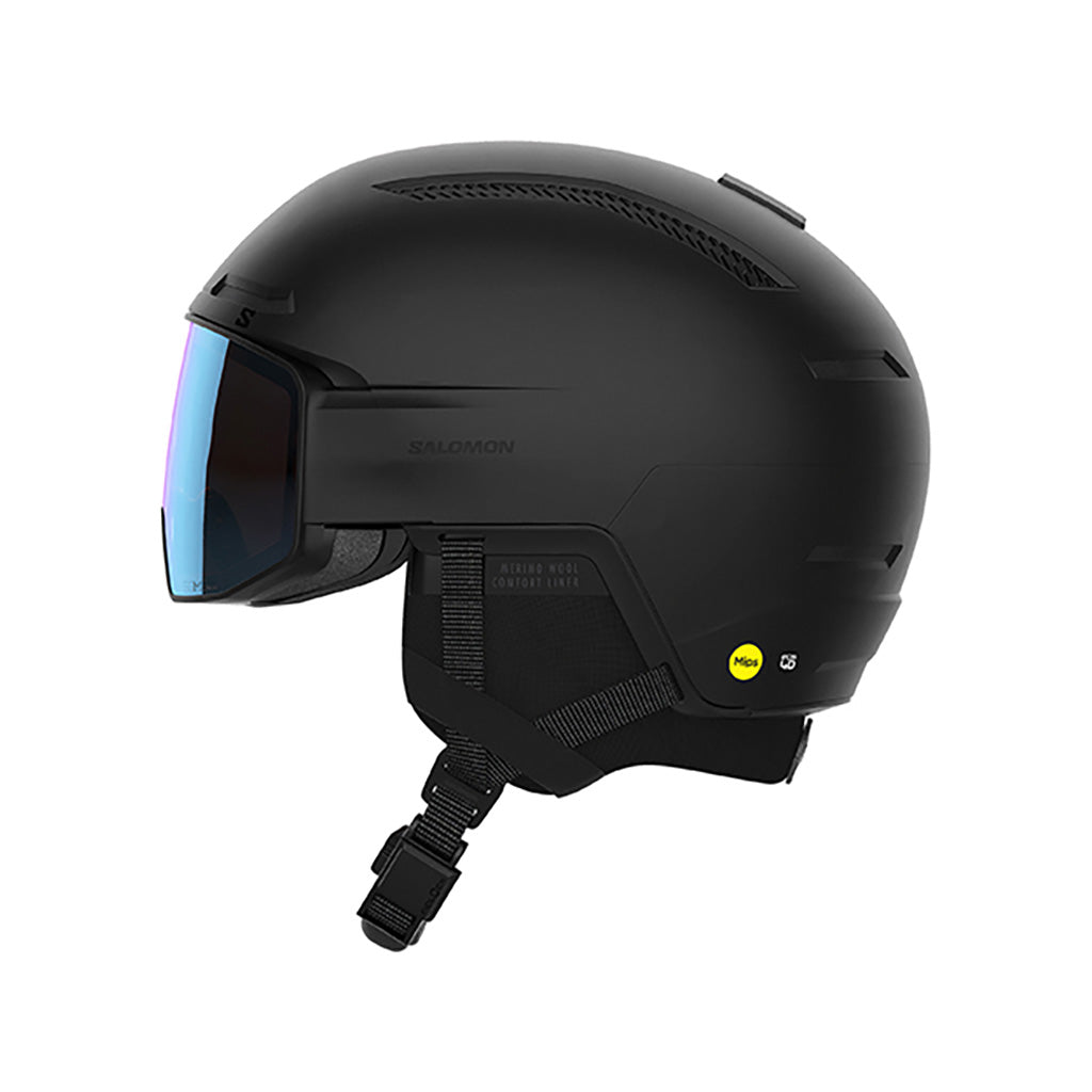 En Skihjelm, Driver Prime Sigphoto MIPS i farven sort set fra venstre side