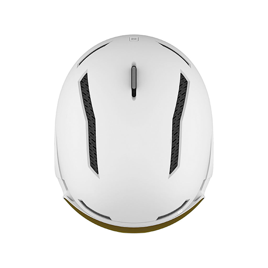 En Skihjelm, Driver Prime Sigphoto MIPS i farven hvid set oppe fra