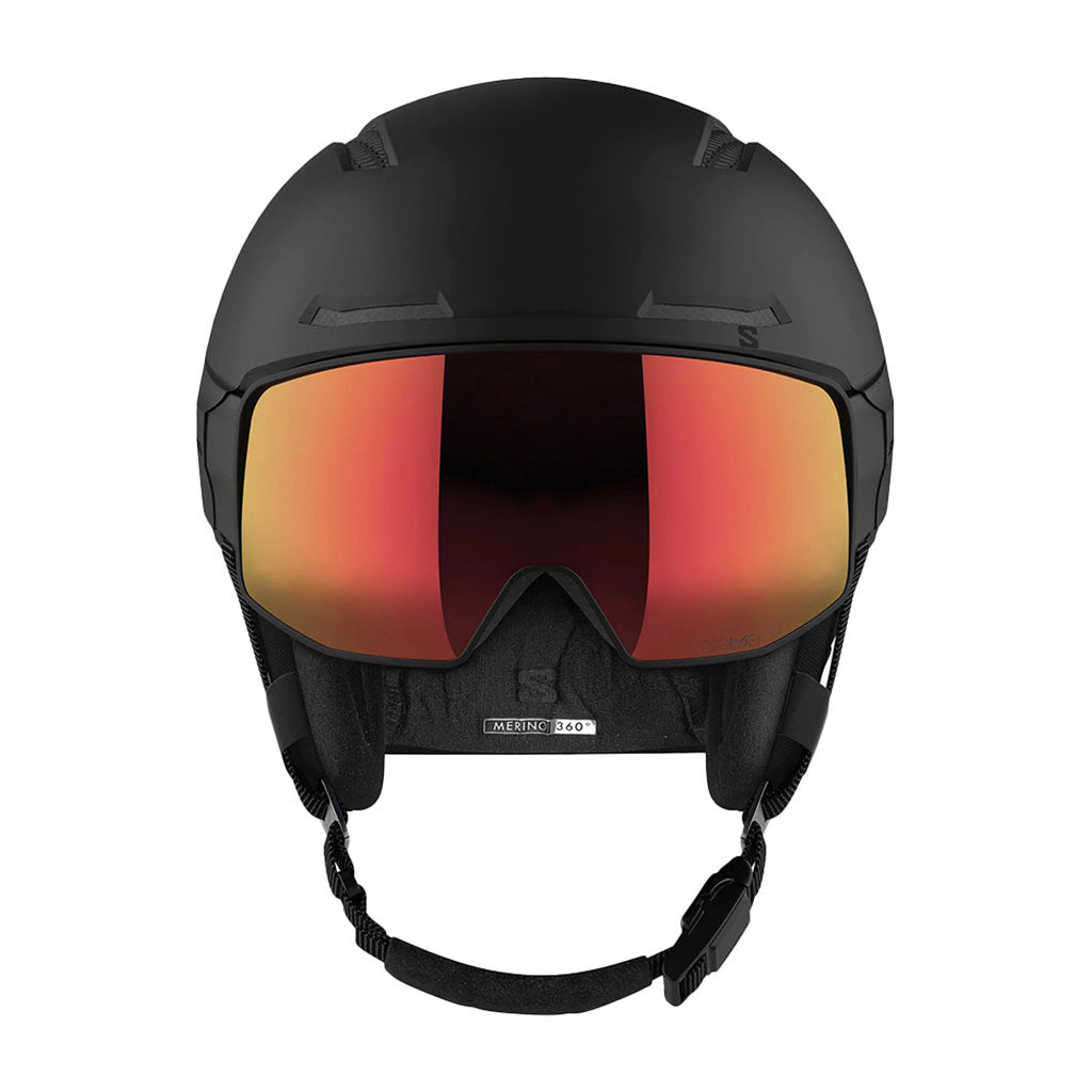 En Skihjelm, Driver Prime Sigma Plus i farven sort set forfra