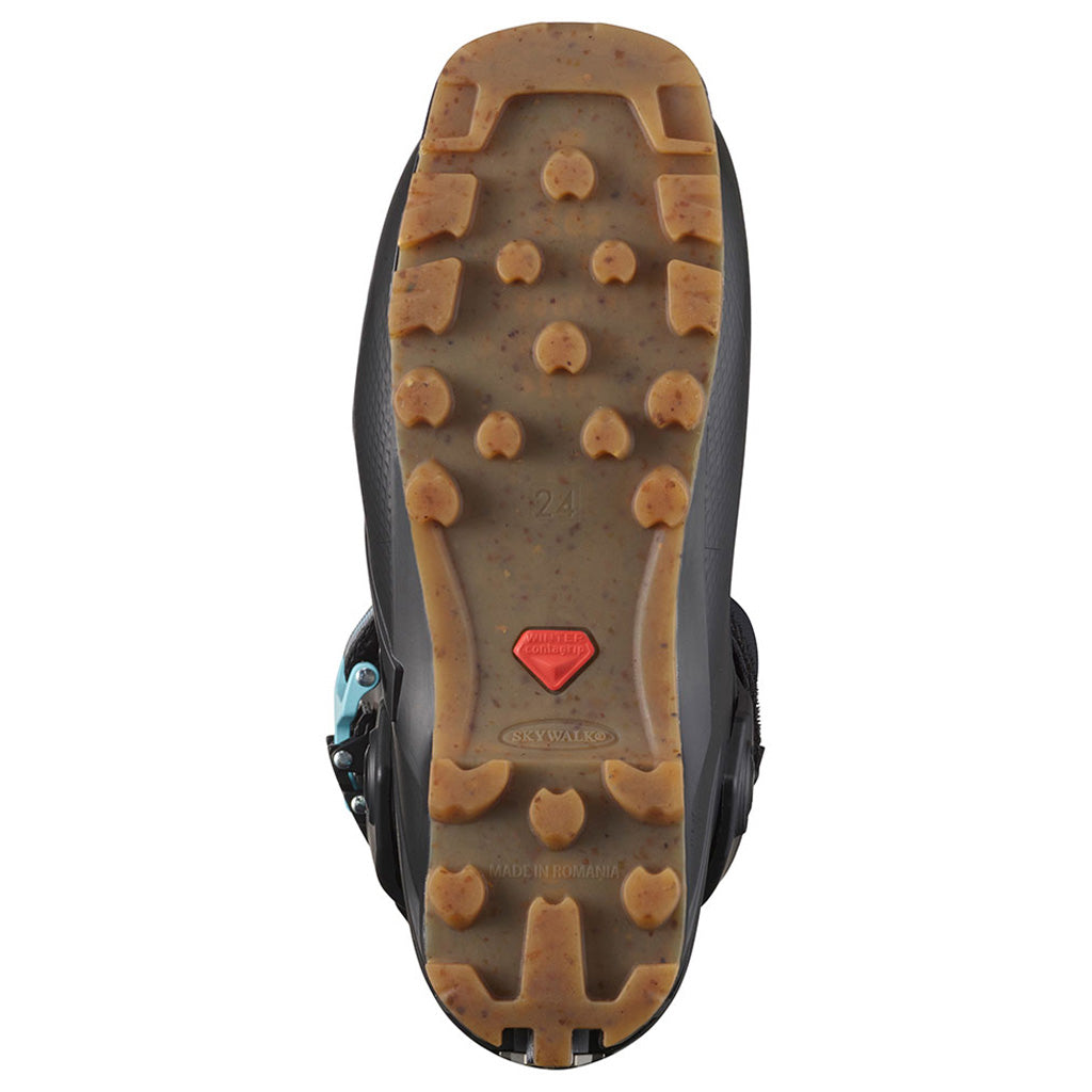 Mtn Summit Pure Skistøvler i farven sort//Rainy Day set fra neden