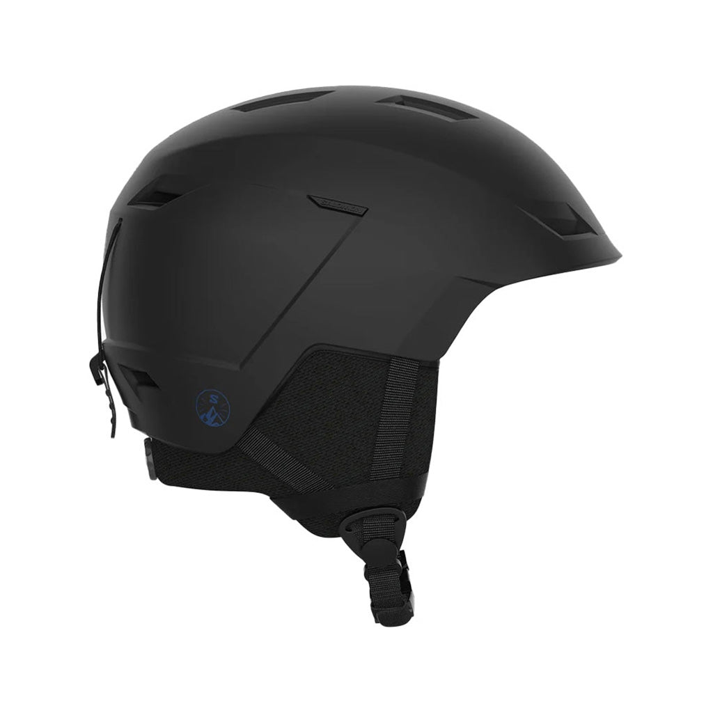 En Skihjelm, Pioneer LT i farven sort set fra venstre side