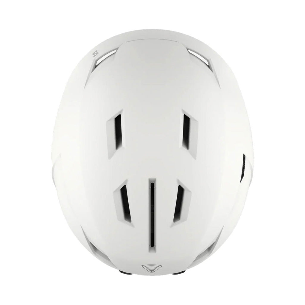 En Skihjelm, Pioneer LT i farven hvid set oppe fra