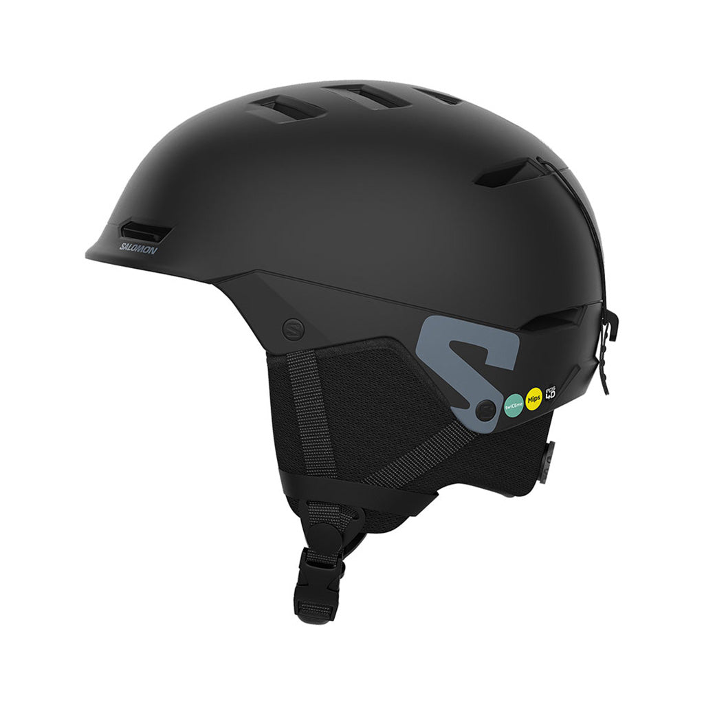En Skihjelm, Husk Jr MIPS i farven sort set fra højre side