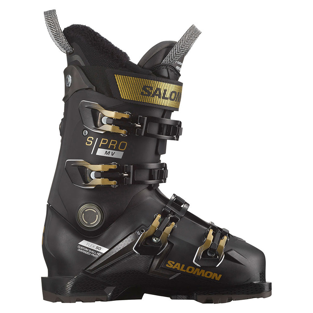 S/Pro MV 90 GW Skistøvler i farven sort/Gold