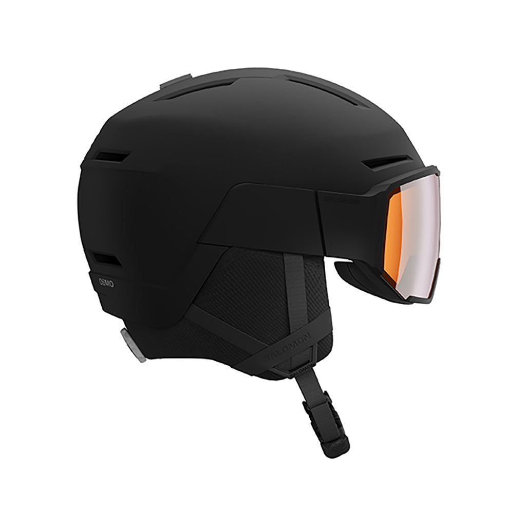 En Skihjelm, Osmo i farven sort/Univ To set fra siden