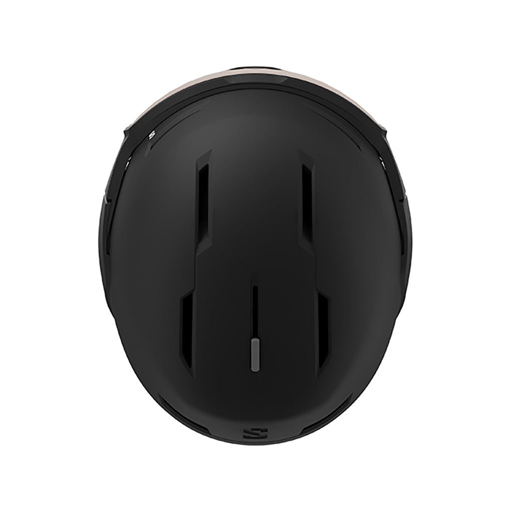 En Skihjelm, Osmo i farven sort/Univ To set oppe fra