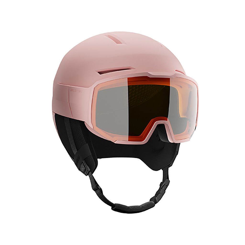 En Skihjelm, Osmo Heavenly i farven Pink sort/Univ