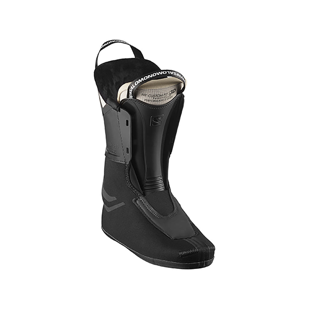 Shift Pro 90 AT GW Skistøvler i farven sort/Ul set forfra med skrå vinkel