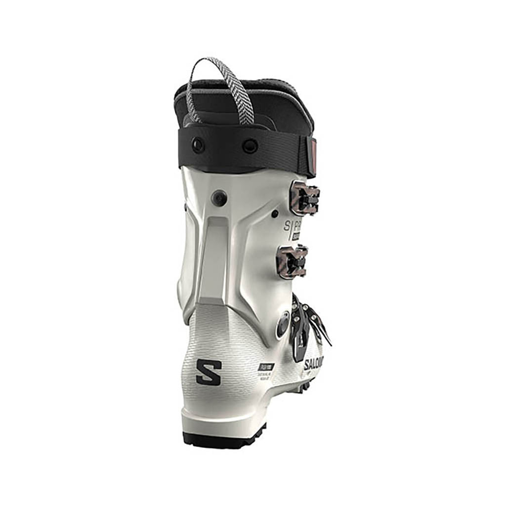 S/Pro Supra 100 W GW Skistøvler i farven grå Aura/sort set bagfra