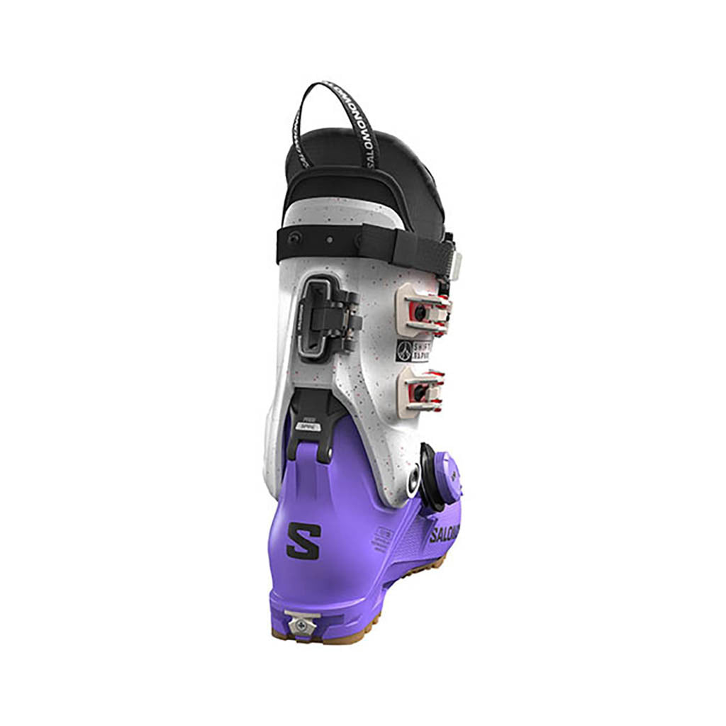 Shift Alpha BOA 130 Skistøvler i farven Ultra Violet/sort set bagfra