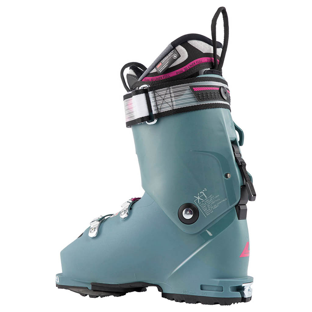 XT3 Free 115 MV GW Skistøvler i farven Abrys grøn set fra venstre side
