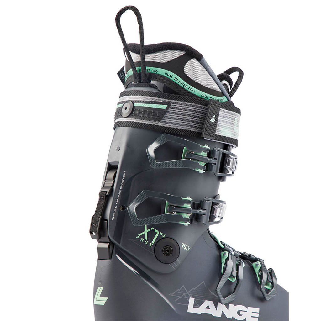 Free 95 MV GW Skistøvler i farven Pewter grå set fra venstre side