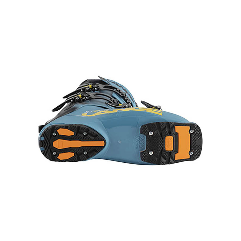 Xt3 Free 120 MV GW Skistøvler i farven Lagoon grøn set nedenfra