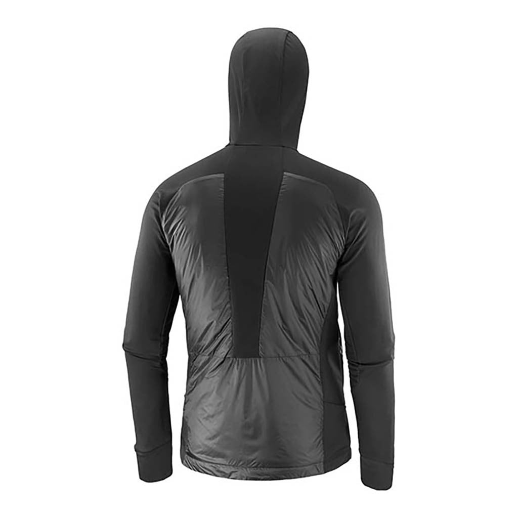 En Jakke, Elixir Hybrid Hood Insulated i farven Deep sort set bagfra