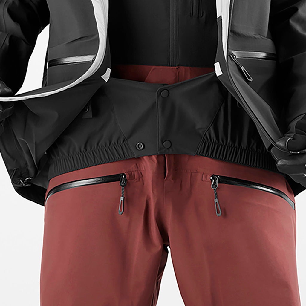 En Skijakke, Absolute 3L i farven Deep sort nærbillede