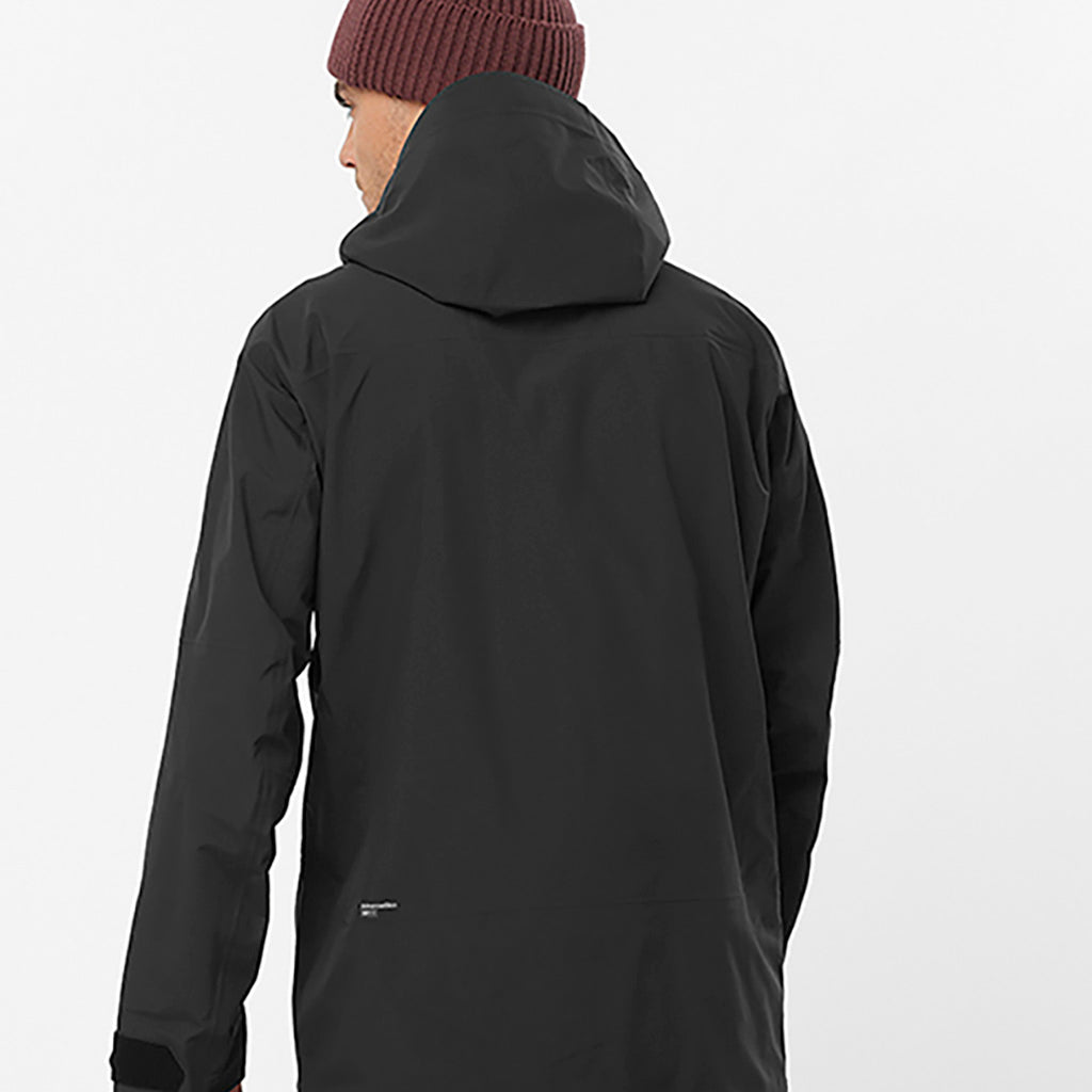 En Skijakke, Absolute 3L i farven Deep sort set bagfra