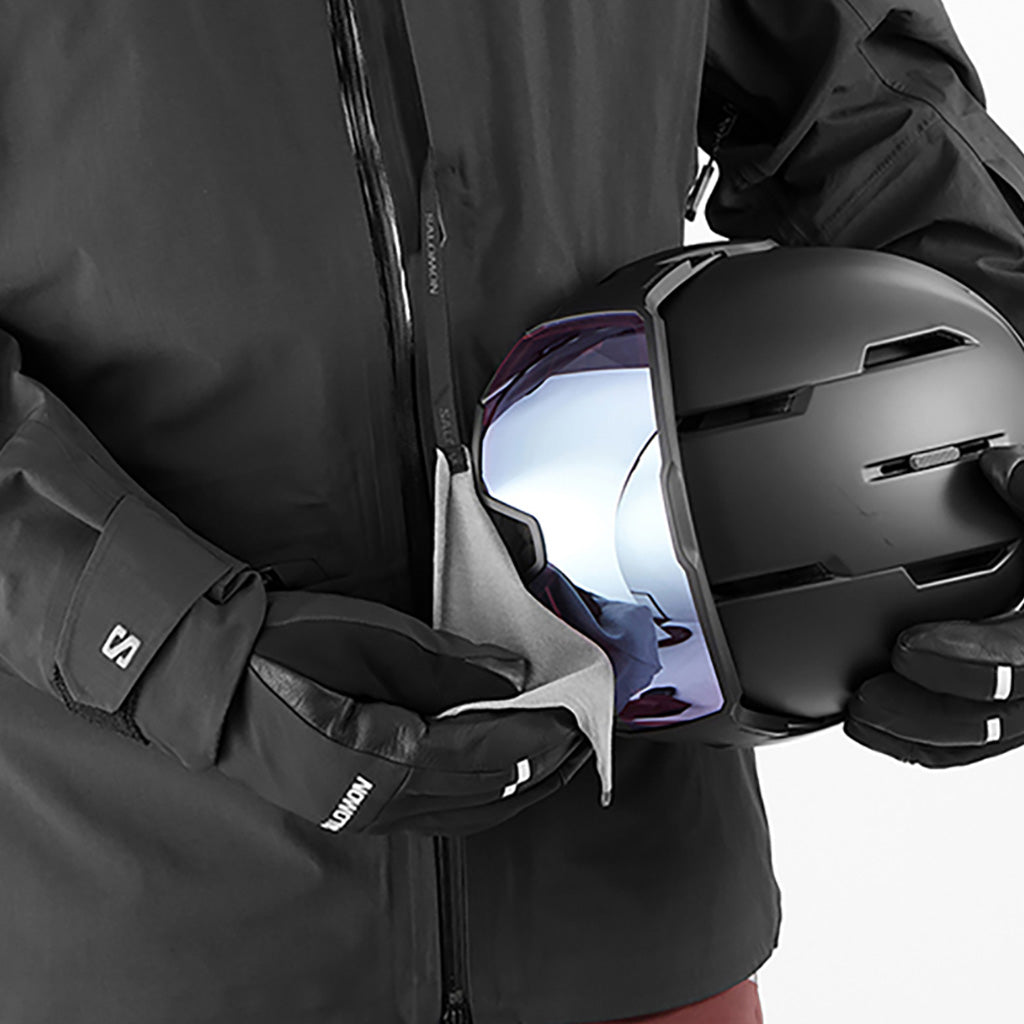 En Skijakke, Absolute 3L i farven Deep sort nærbillede