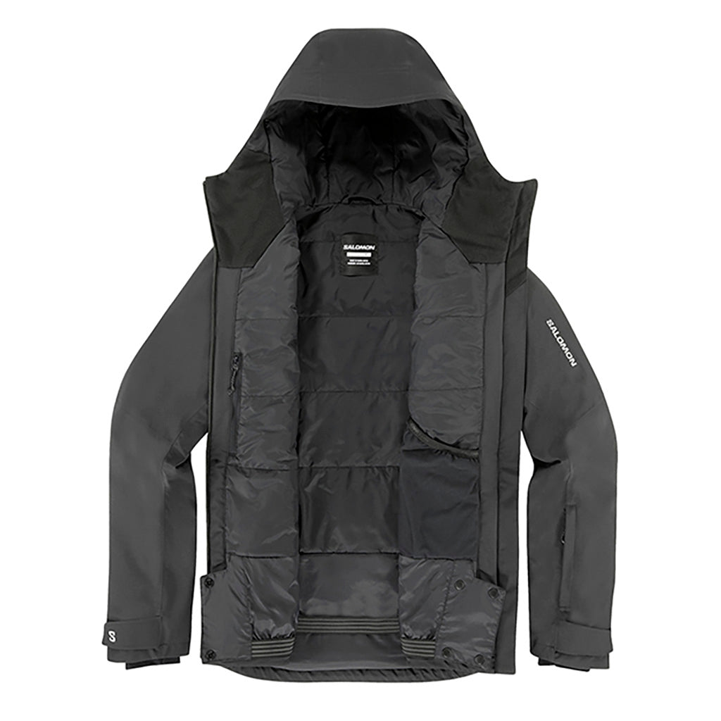 En Skijakke, Highland i farven Deep sort set forfra