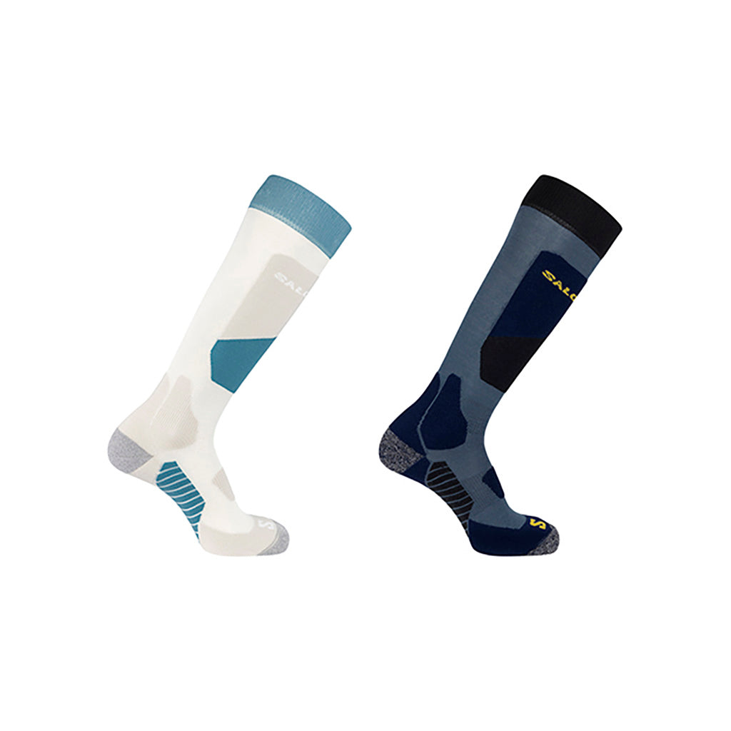 SOCKS S/ACCESS 2PACK Skisokker i farven Copen blå/Egret